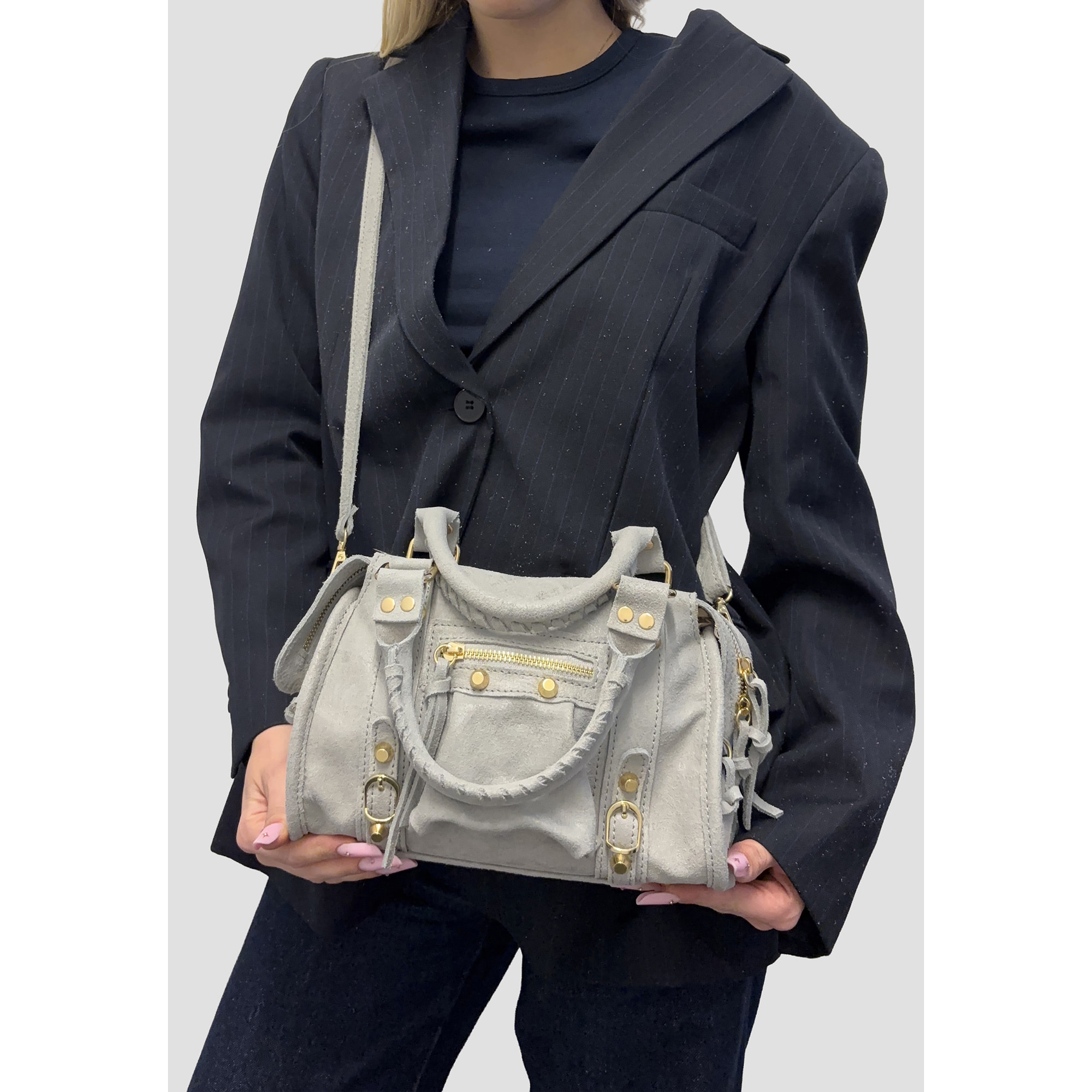 Borsetta a Mano in Vera Pelle Made in Italy