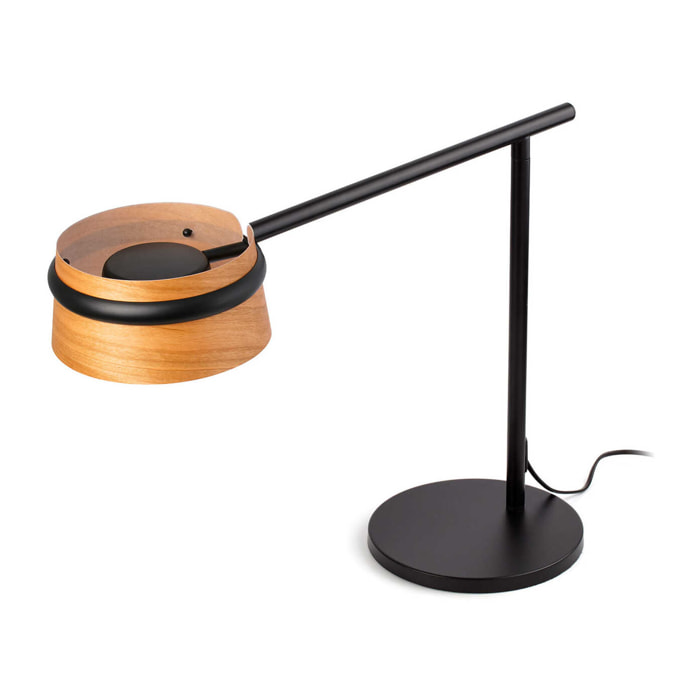 LOOP Lampe de table noire avec pince