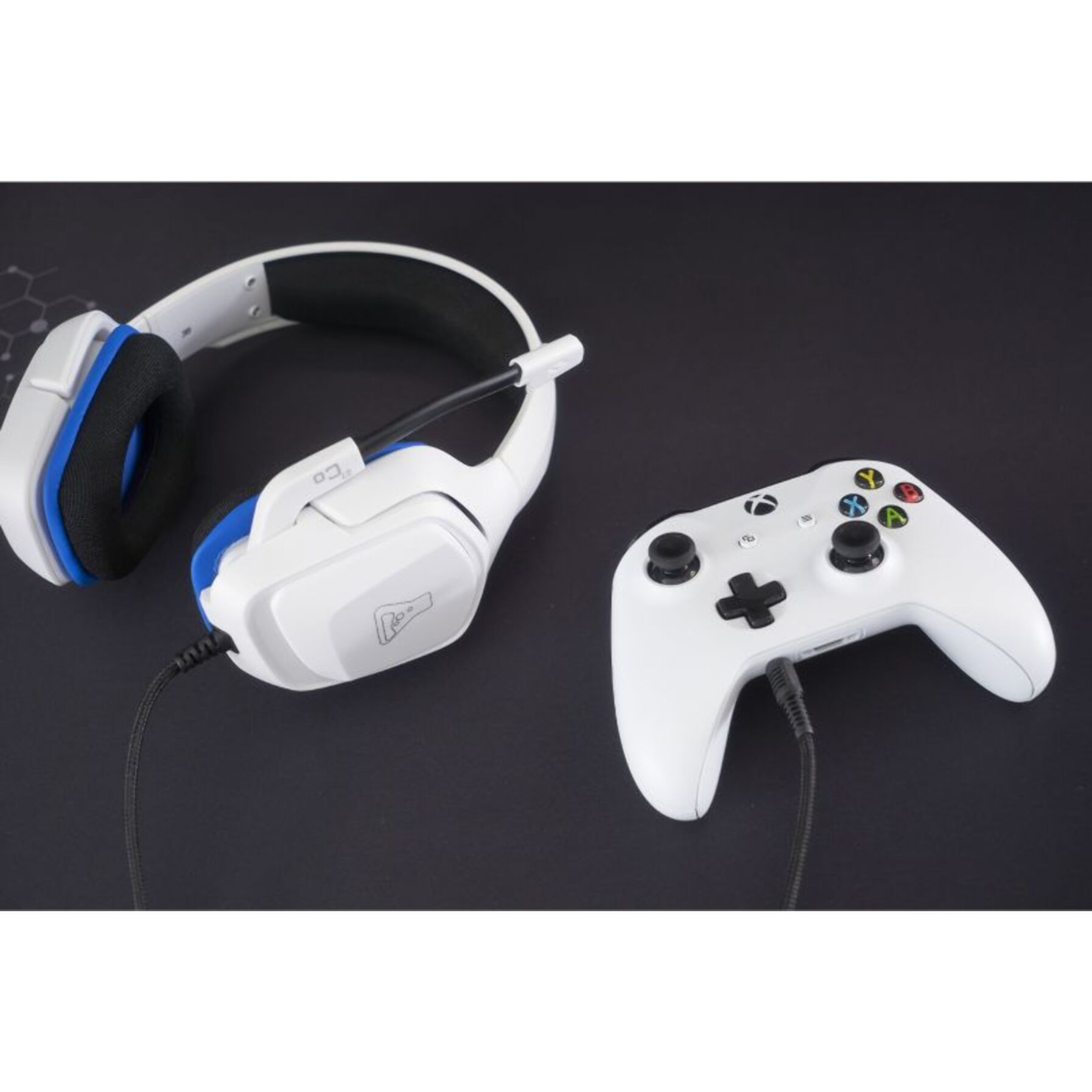 Casque gamer THE G-LAB KORP-COBALT Blanc