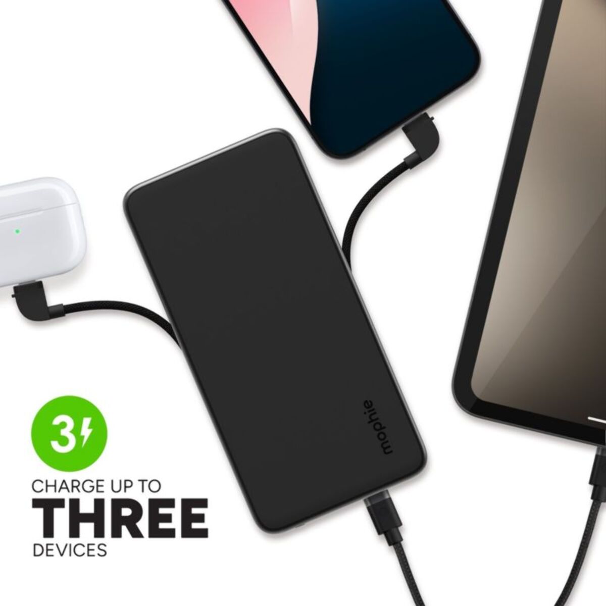 Batterie nomade MOPHIE 10000 mAh noir