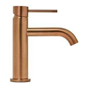 Aurum mitigeur de lavabo 16,5 cm, à levier, sans vidage, or rose brossé SATBAUR271BRG avec une garantie de 5 ans
