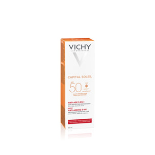 Idéal Soleil SPF50 - Soin Antioxydant 3 en 1 - 50 ml