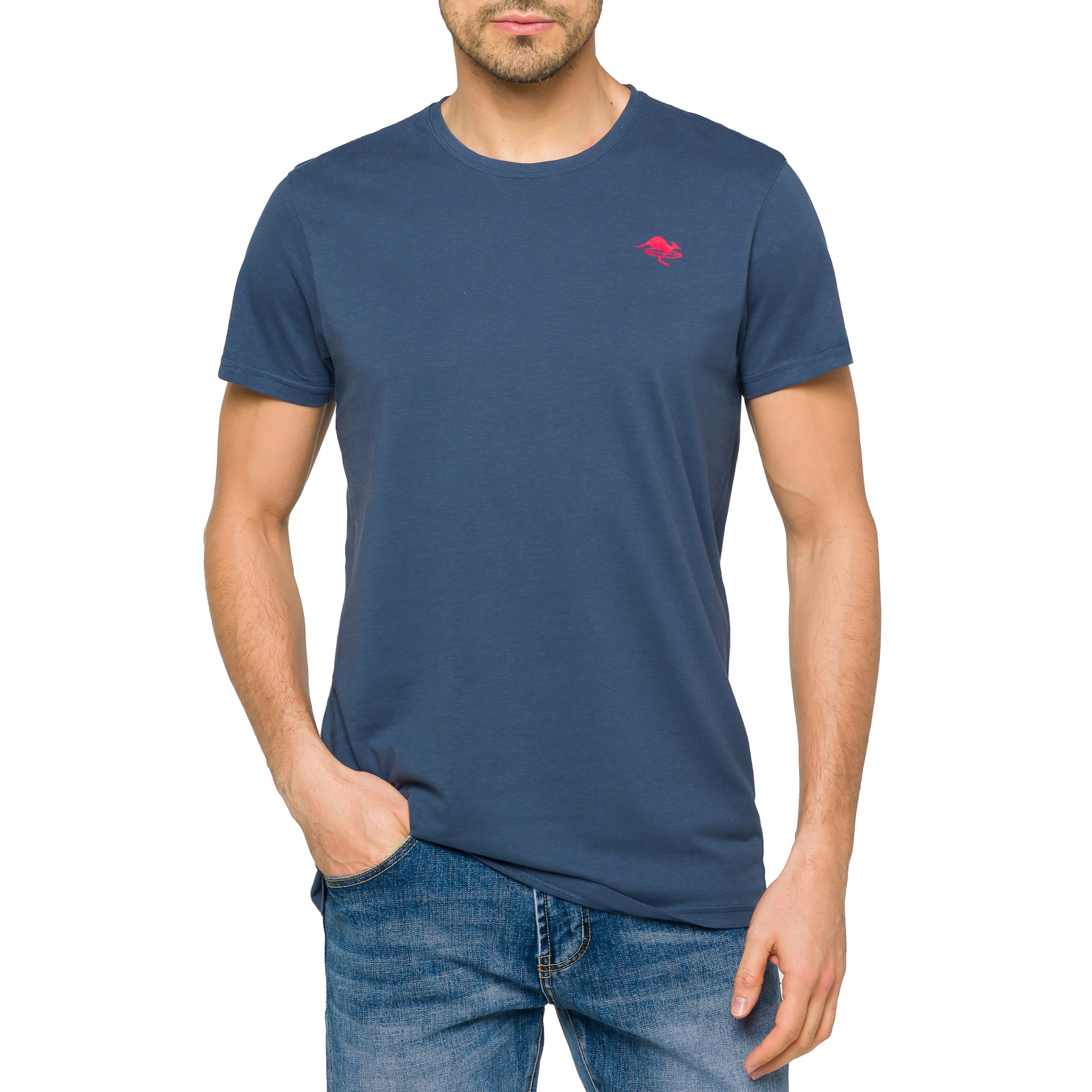 Camiseta de algodón 150 gr Hot Buttered Lizard azul Indigo