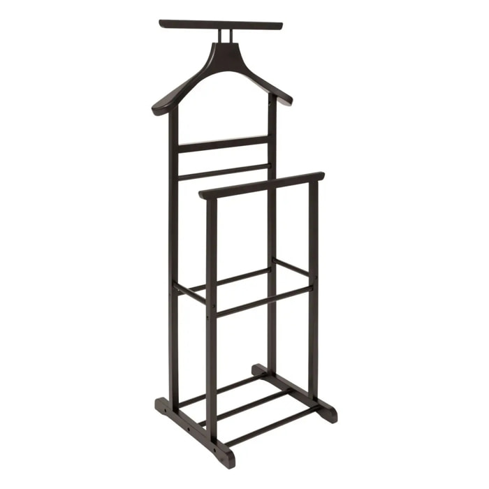 Valet "Dandy" en bois noir H103cm