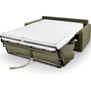 Canapé convertible express 3 places en velours côtelé - BIANCA