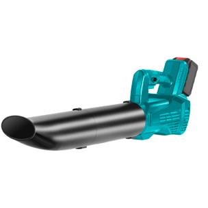 Soplador de aire inalámbrico con 400W de potencia y 83m/s. Con doble batería de 15000mAh.