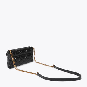 Mini Borsa a Tracolla Trapuntata con Logo LC Leopardo