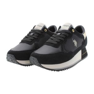 U.S. Polo Assn. - Sneakers SACHA005WDSN2 in camoscio per donna