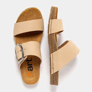 Sandalias 0175 NOBUCK CREAM/ CRETA color Cream