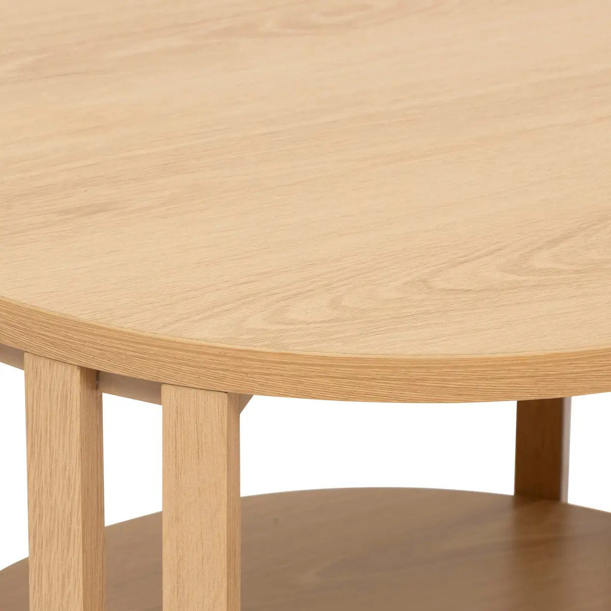 Table d'appoint ronde Slat 40x40x48cm