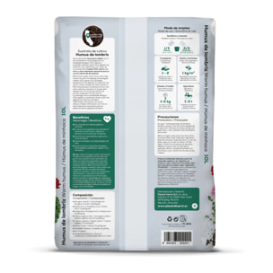 Pack 3x Humus de Lombriz 100% Natural Planeta Huerto 10 L