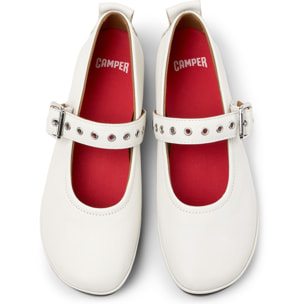 Bailarinas - CAMPER Right Nina - Blanco - Cuero liso