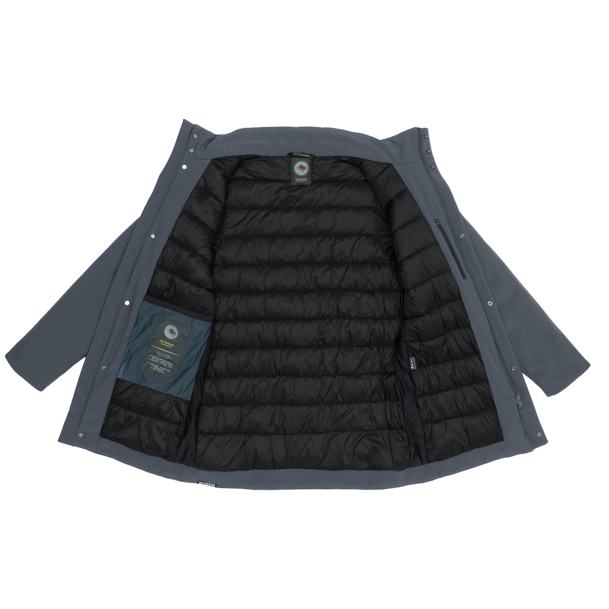 Chaqueta Hot Buttered térmica impermeable Shakotan gris oscuro