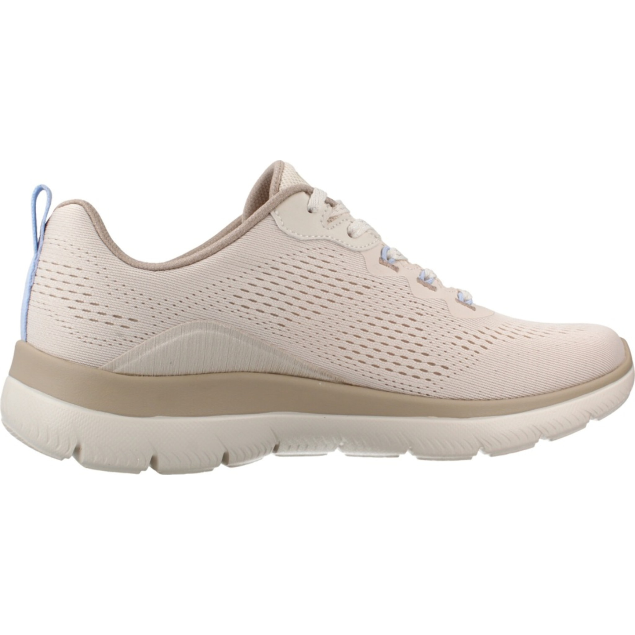 Sneakers De  Mujer 150754s Arch Fit Summits Daily Flow Beis