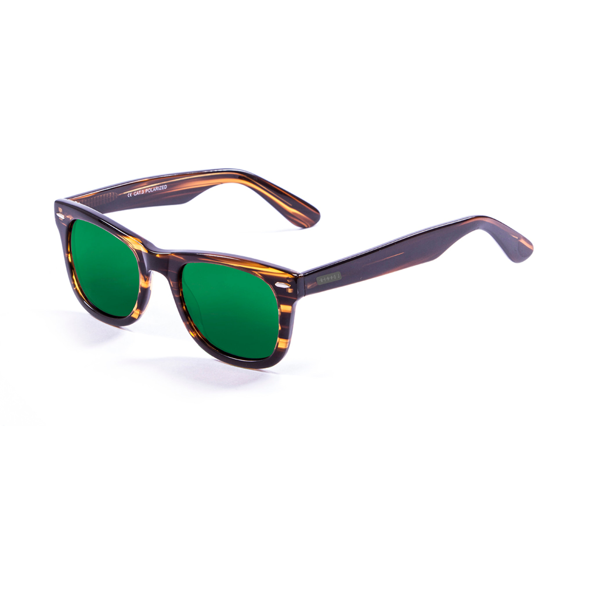 Gafas de sol LENOIR BIARRITZ - Marrón / Revo verde