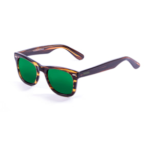Gafas de sol LENOIR BIARRITZ - Marrón / Revo verde