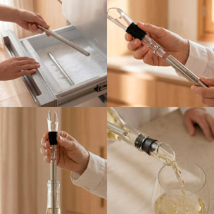 Set de Accesorios para Vino Chillour InnovaGoods 7 Piezas