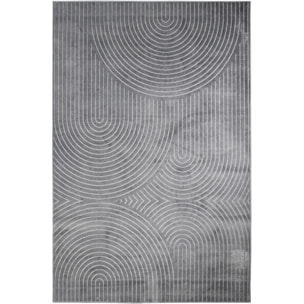 Tapis salon et chambre tissé en viscose motif abstrait NIGO