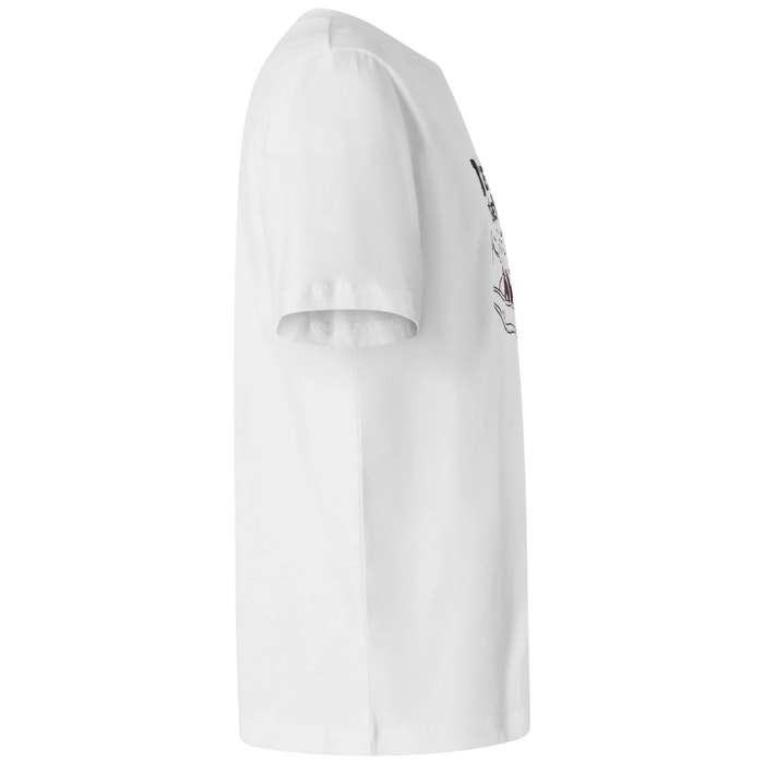 T-Shirts & Top Kappa Uomo Logo Glabu Bianco