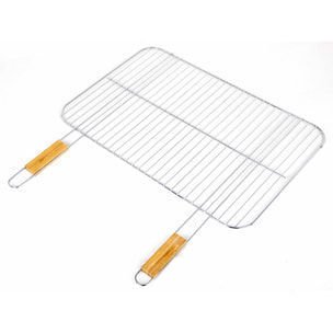 Grille découpable en acier chromé 60 x 40 cm - SOMAGIC