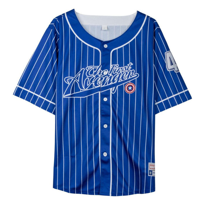 Camiseta Corta Baseball The Avengers - Color Azul
