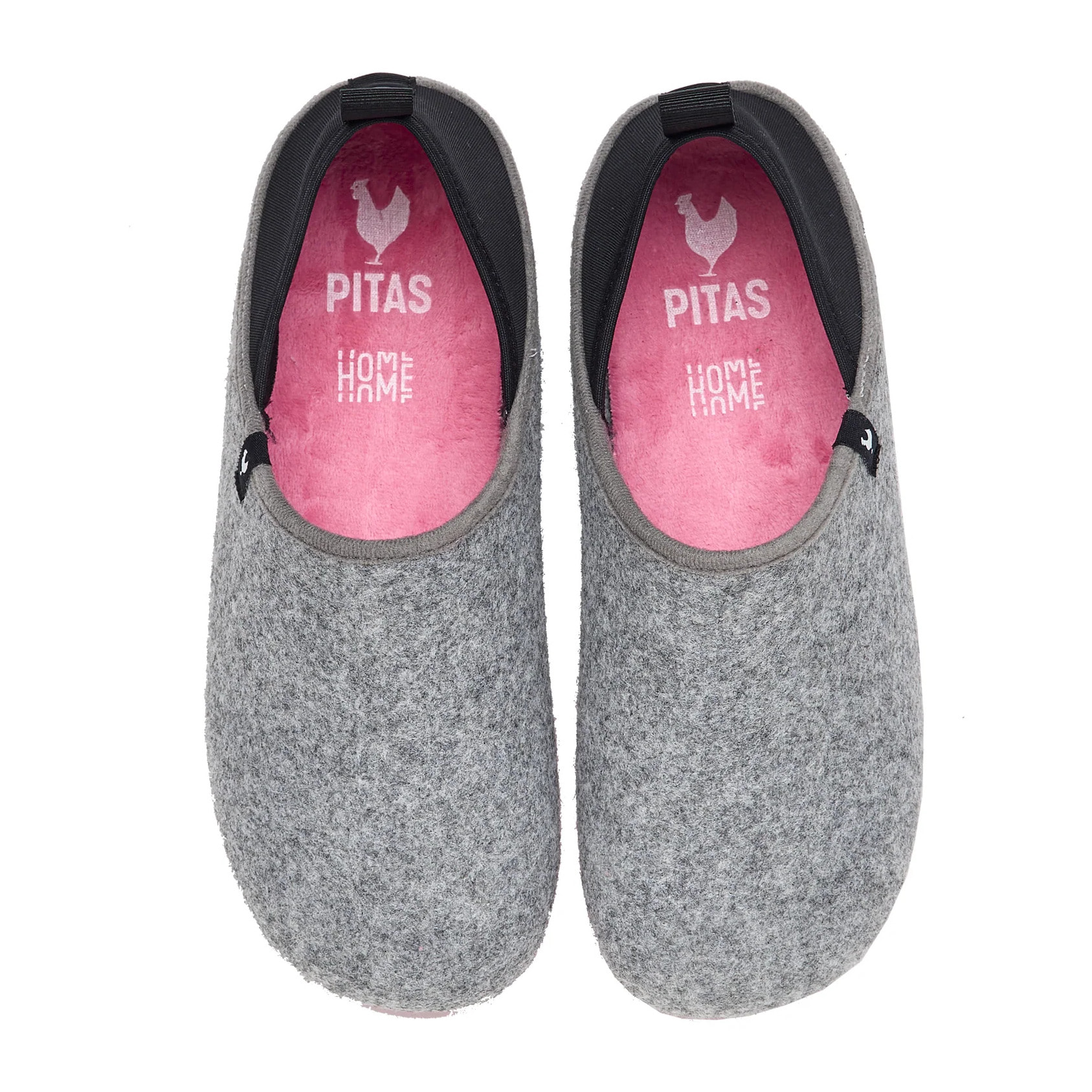 Zapatillas De Casa Lanna Dual Fit Woman Gris & Rosa