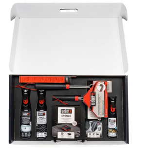 Nettoyant barbecue WEBER Kit de nettoyage bbq gaz inox
