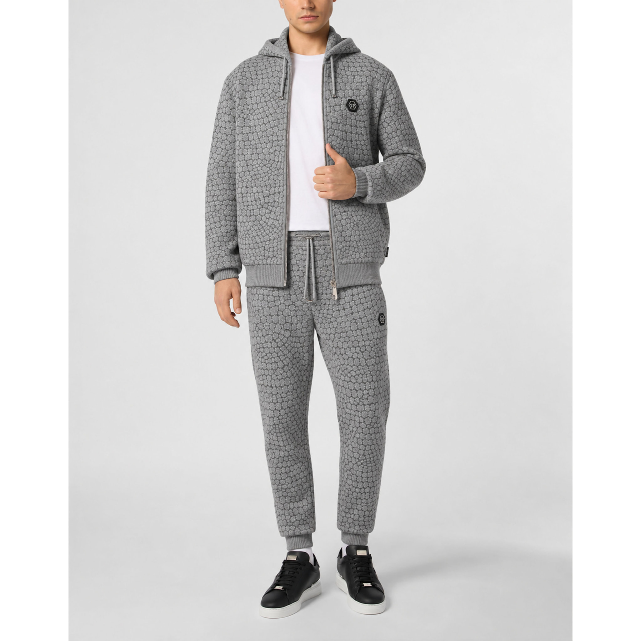 PHILIPP PLEIN Pantalones de chándal de punto COCCO