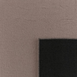 NUBE - Tapis doux et moelleux à poils courts taupe