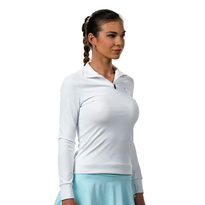 Sudadera de pádel mujer Opalo Drop Shot