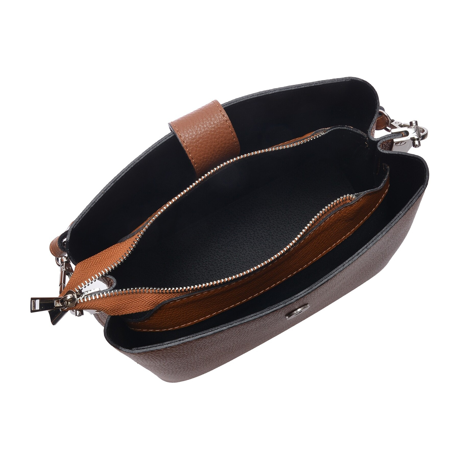 Borsa a mano Anna Luchini Cammello