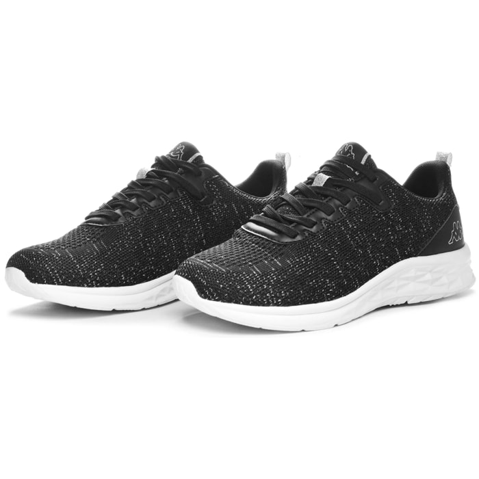 Kappa - Sneakers Mujer Negro - Logo Rostiew