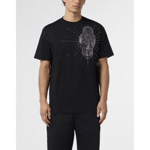 PHILIPP PLEIN Round Neck T-Shirt Skull Stones