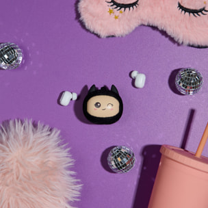 Ecouteur Sans Fil - THE CONCEPT FACTORY - Fluffy Kawaii - Noir