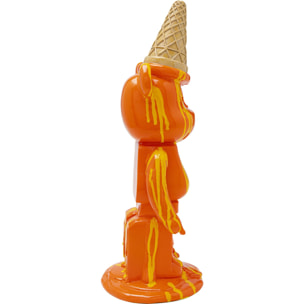 Déco ours glace orange Kare Design