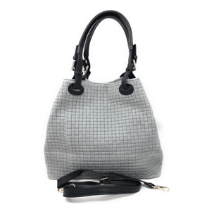 Chicca Borse Borsa a Mano Grigio