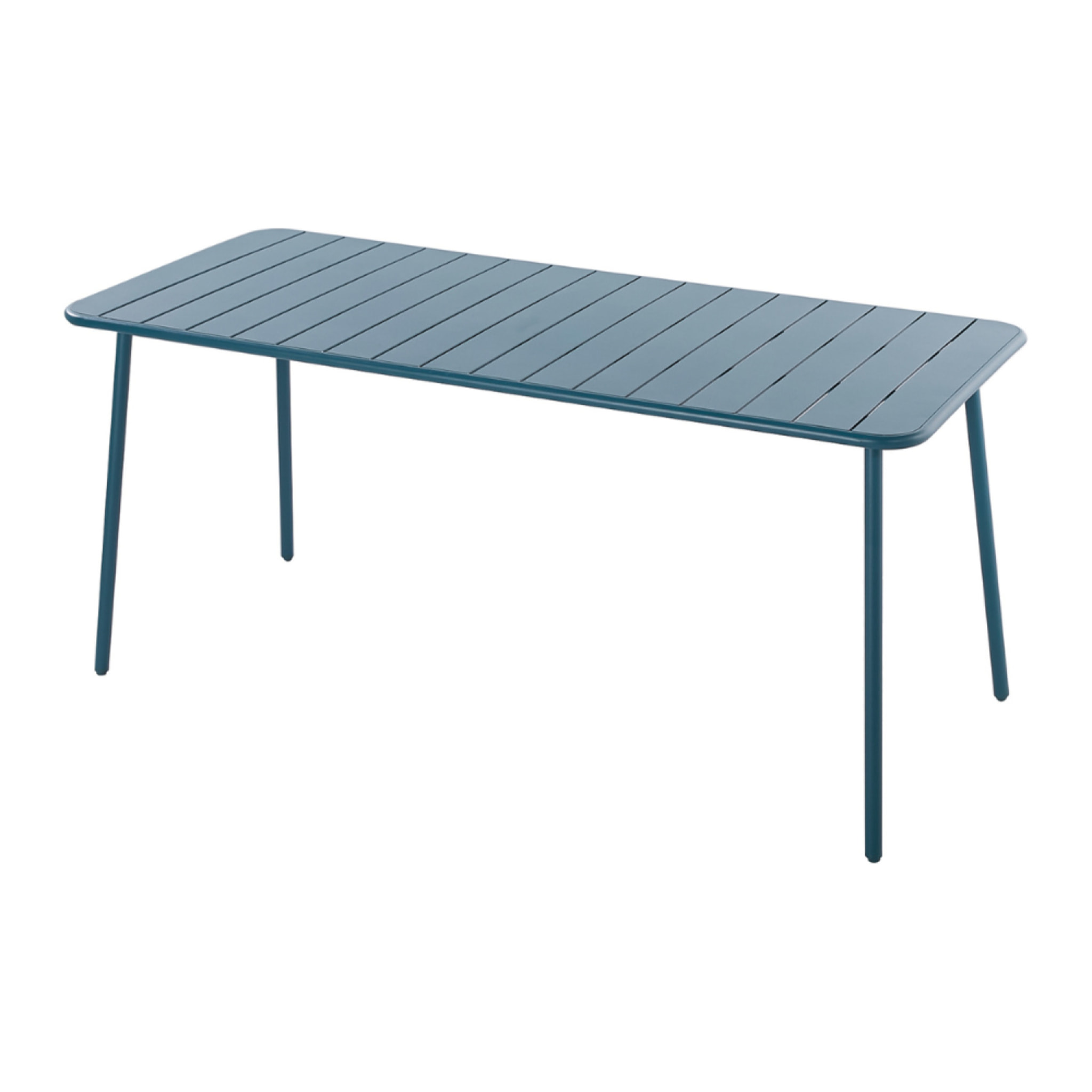 Table en acier 6 places bleue - EVORA