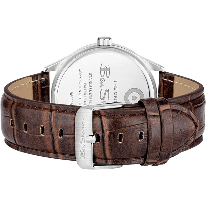 Reloj Ben Sherman BS022BR Hombre Analogico Cuarzo con Correa de Cuero