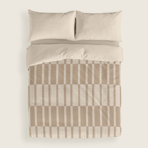 Funda Nórdica Estampada - Cierre Solapa - 100% Algodón - Incluye 1/2 Fundas de Almohada - Carter