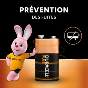 Pile DURACELL 9 V PLUS x1