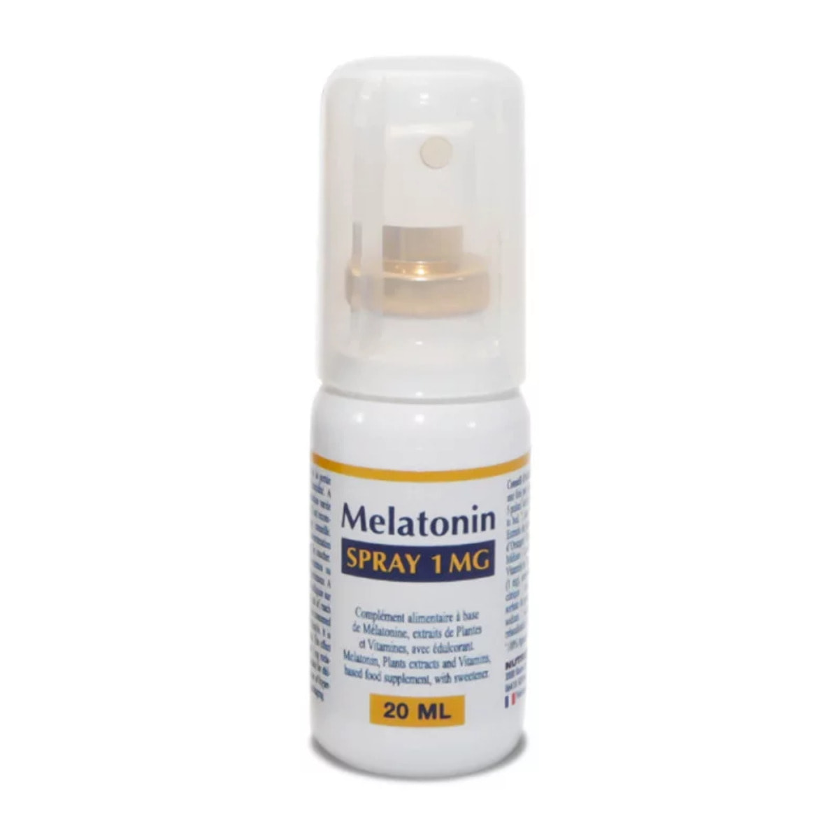 NUTRIEXPERT - Mélatonin Spray 1mg - Favorise L'Endormissement - Améliore Le Sommeil - Evite Les Insomnies Dues Au Décalage Horaire - Spray Lingual Action Rapide - Sans Accoutumance - Flacon de 20ml