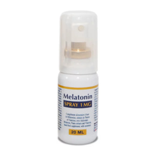 NUTRIEXPERT - Mélatonin Spray 1mg - Favorise L'Endormissement - Améliore Le Sommeil - Evite Les Insomnies Dues Au Décalage Horaire - Spray Lingual Action Rapide - Sans Accoutumance - Flacon de 20ml