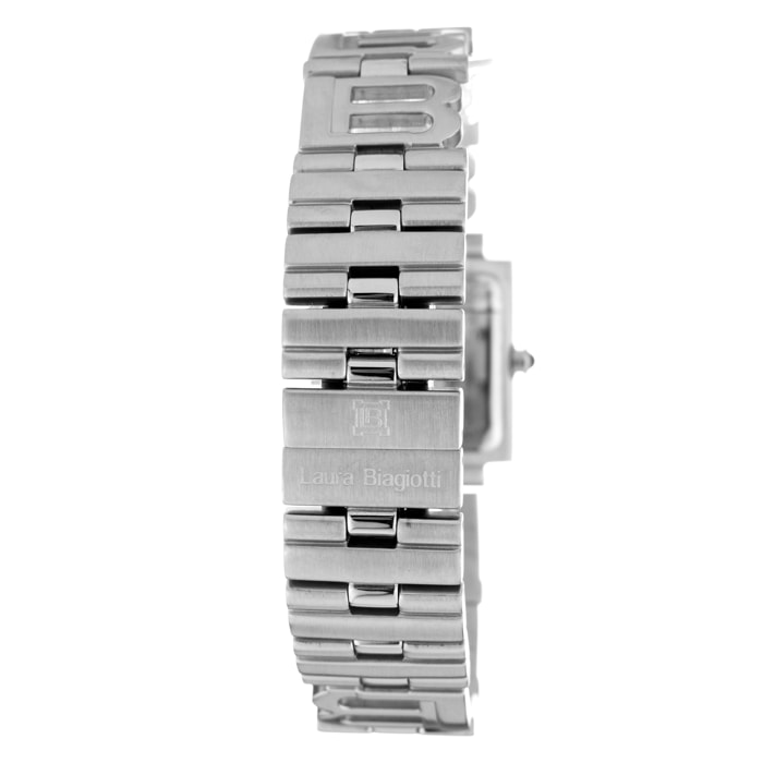 Reloj Laura Biagiotti LB0009-PLATA Mujer Analogico Cuarzo con Correa de Acero