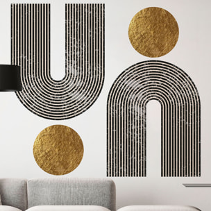 Papier peint intissé pré-encollé fresques géantes - ARCHES ABSTRAITES AZTEC