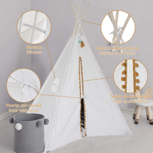 Tipi ecru para niños