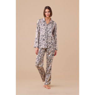 Pigiama donna in raso articolo poule. Noidinotte