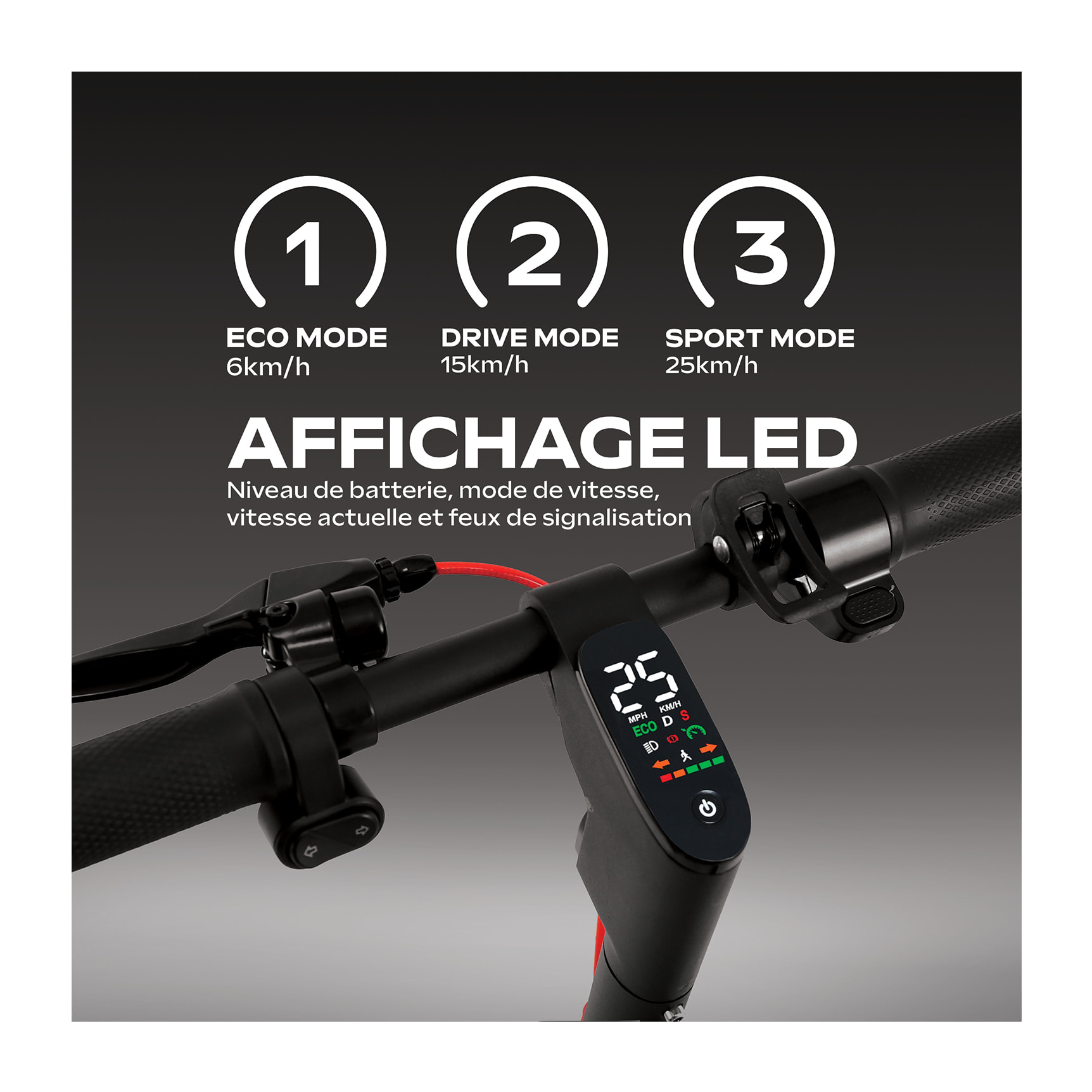 Trottinette Électrique Adulte  UrbanGlide 100 PRO 2 –  Moteur 1100W -  Autonomie Jusqu'a 30 km - Pneu 10" - Batterie 42V/7,8Ah - Poids 15Kg