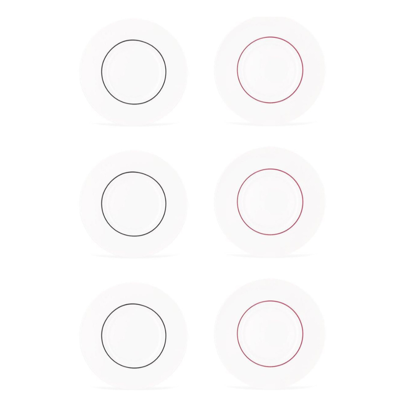 6 assiettes plates 29cm LIGNE