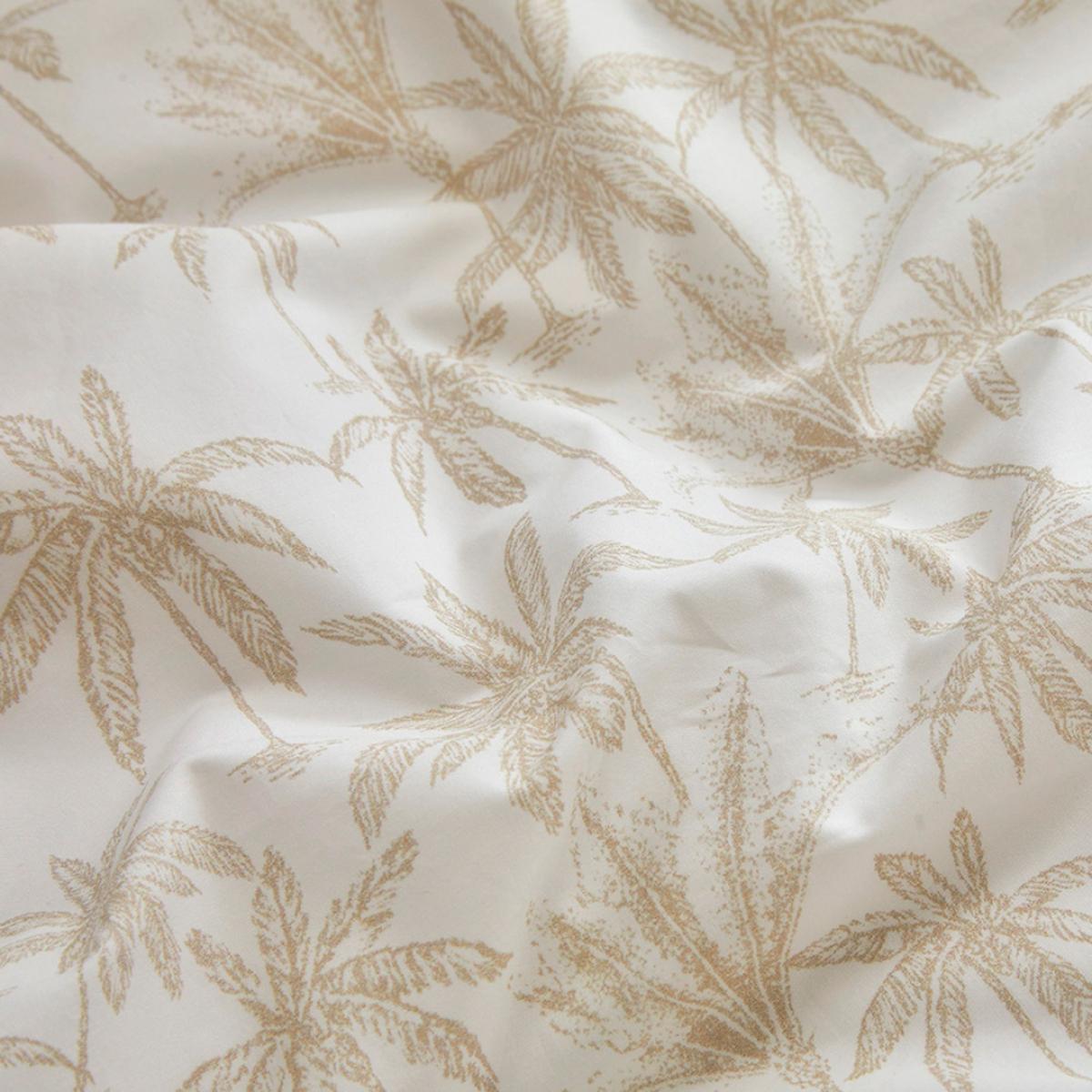 Housse de couette GOA ECUME en 100% percale de coton organic- sable - vendue seule