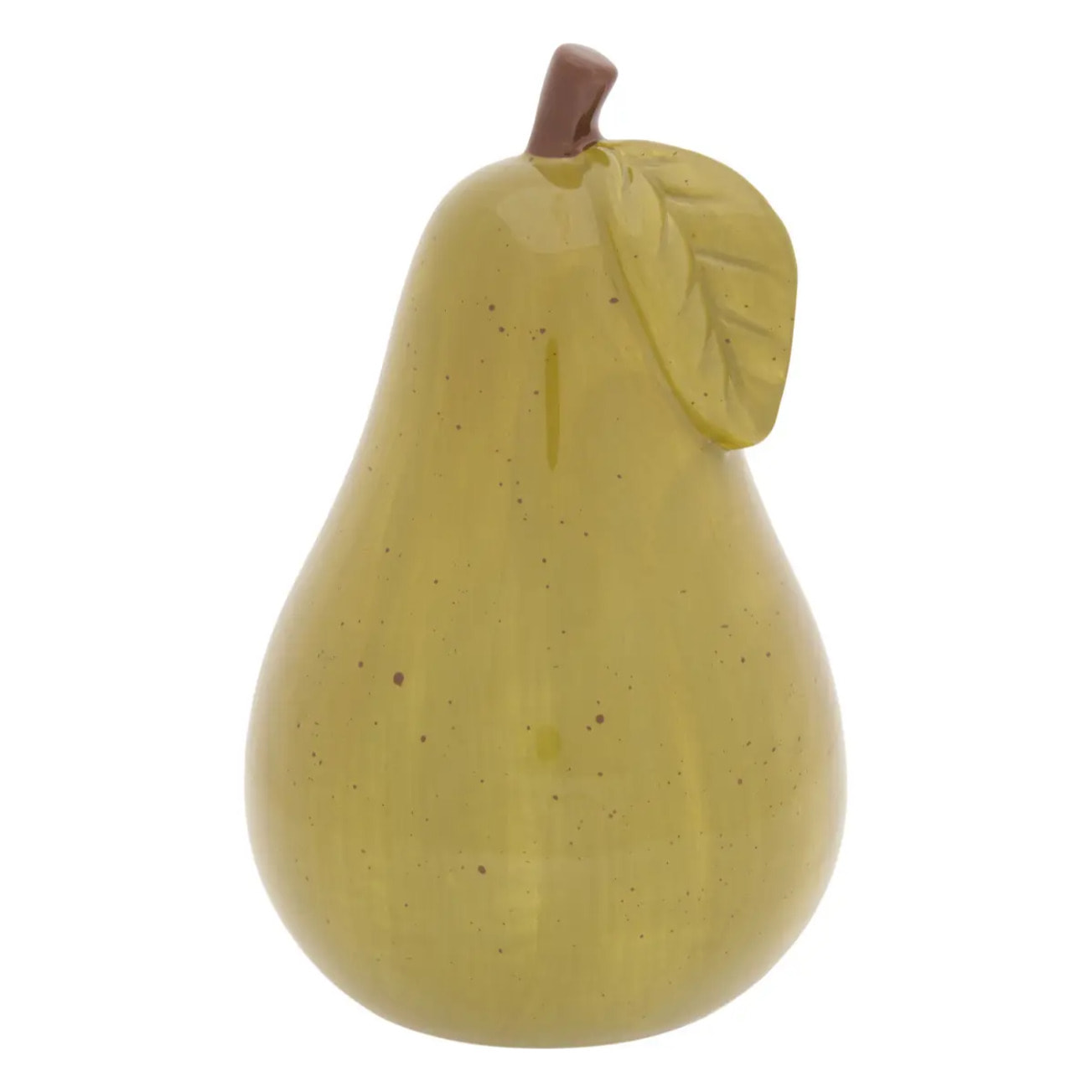 Poire déco Nirina H.15cm vert
